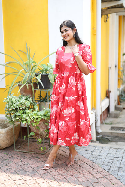 Premium Pure Cotton Fabric Maxi with Cotton lining FC0030