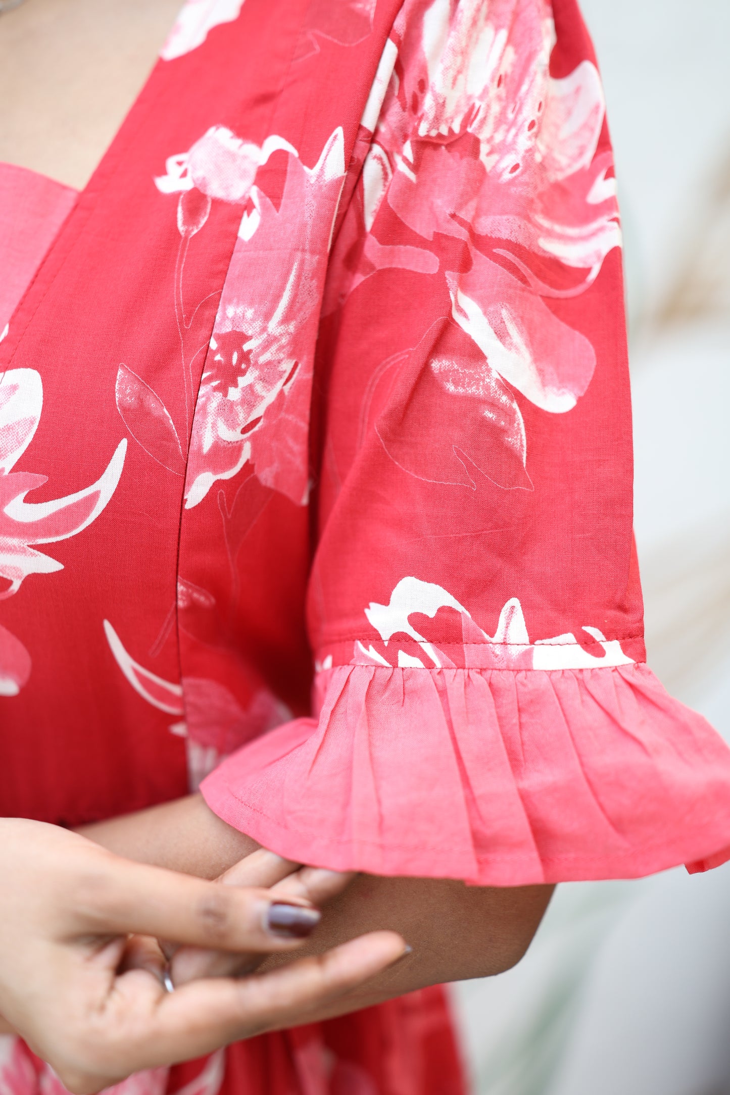 Premium Pure Cotton Fabric Maxi with Cotton lining FC0030
