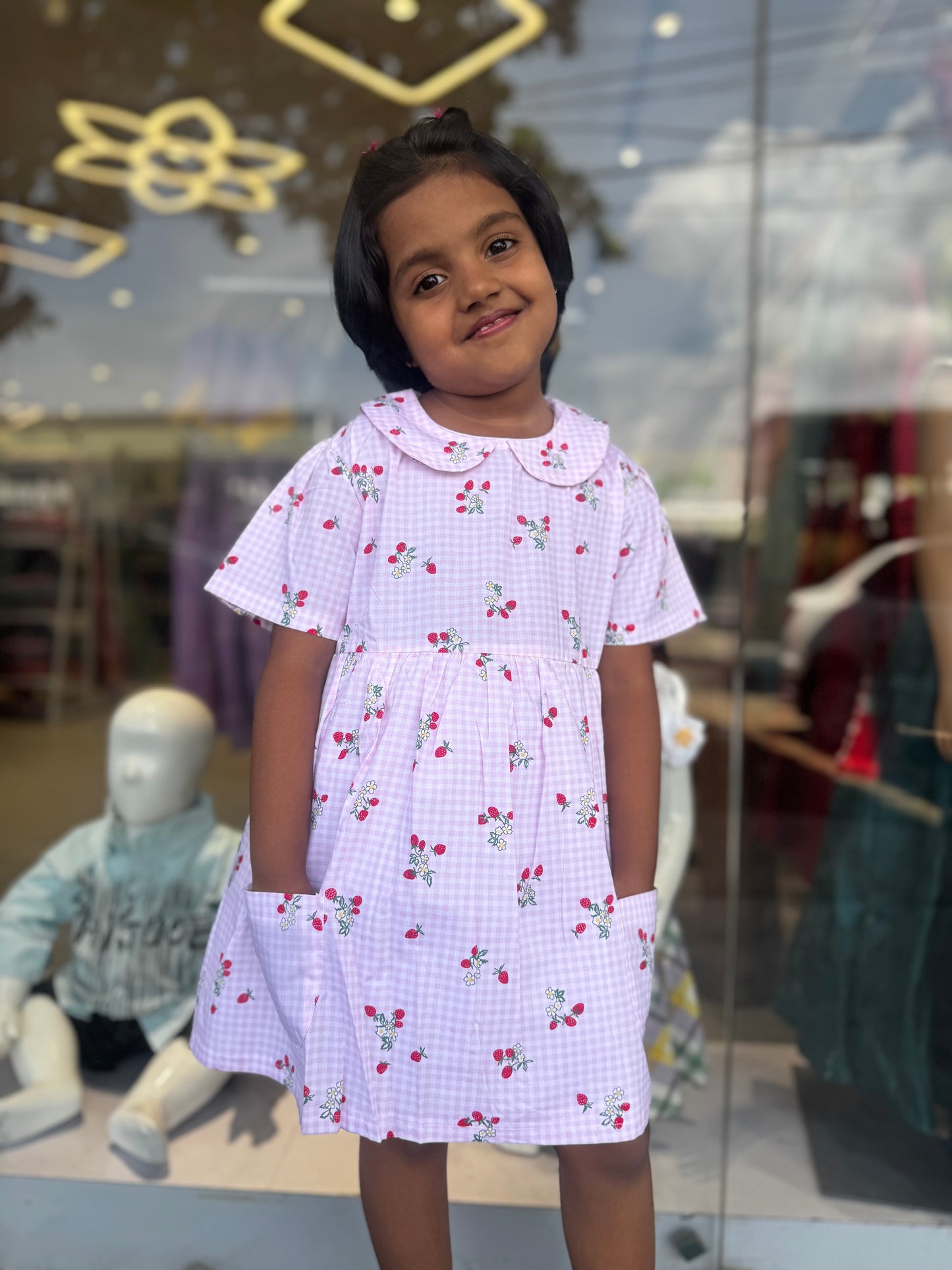 Girls Casual Short Frocks
