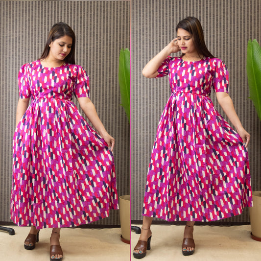 PULL UP MATERNITY/Zipless FEEDING KURTIS (Without lining)