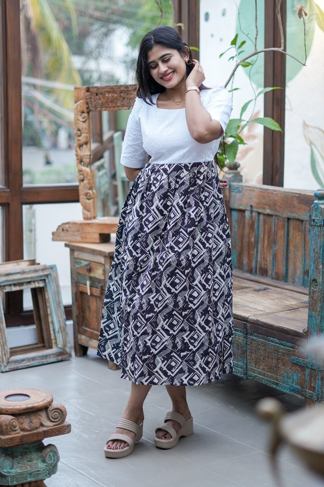 Premium Hakoba with Cotton Maxi ( with cotton Lining ) [Exclusive Non-Feeding]