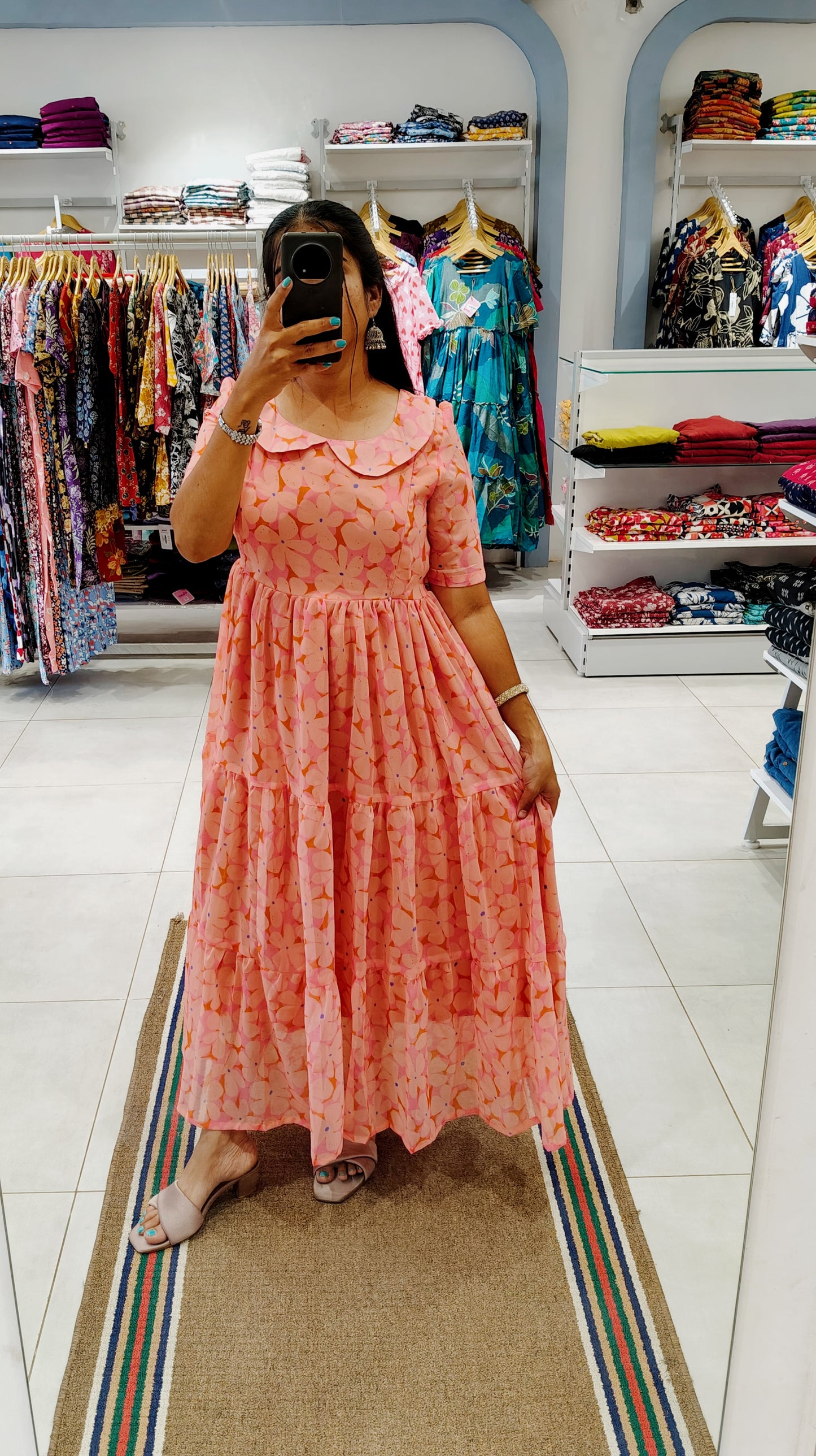 Georgette Maxi (Feeding) With Lining