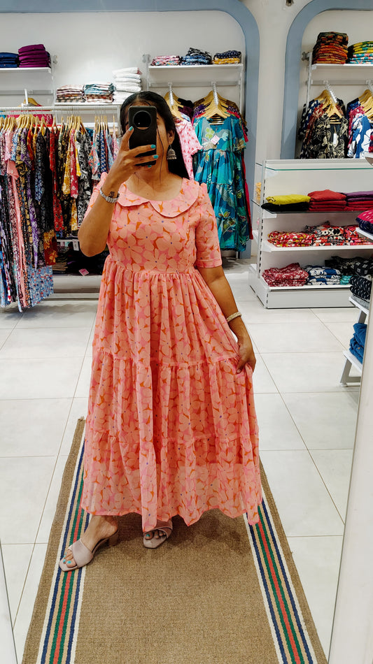 Georgette Maxi (Feeding) With Lining