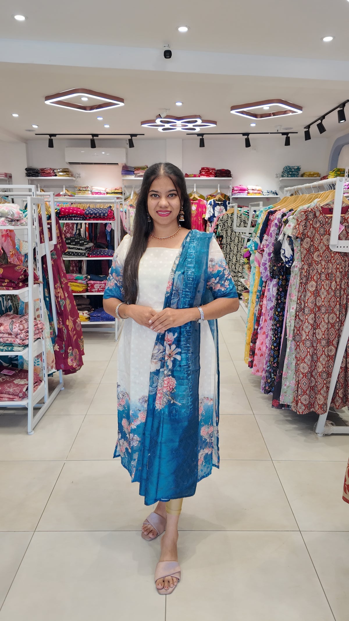 Premium Tissue Digital Printed  Kurti and Dupatta Set FC0133