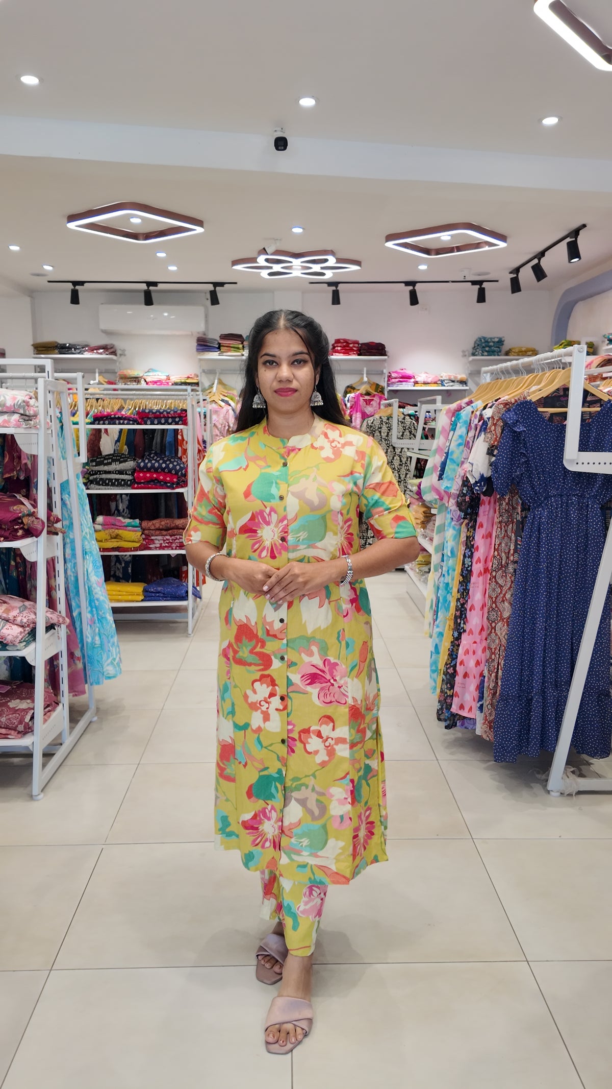 Premium Cotton Printed Coord Set- Feeding ONLY(With Lining)