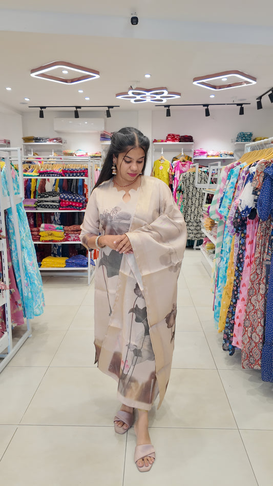 Premium Tissue Digital Printed  Kurti and Dupatta Set FC0128