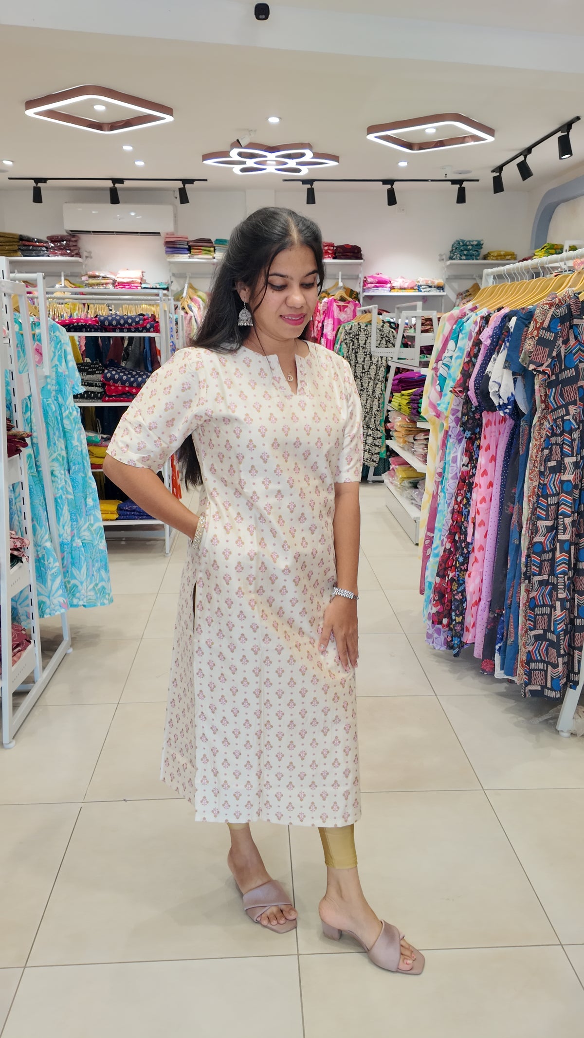 Premium Raw Silk Kurti (With Lining) Non-Feeding
