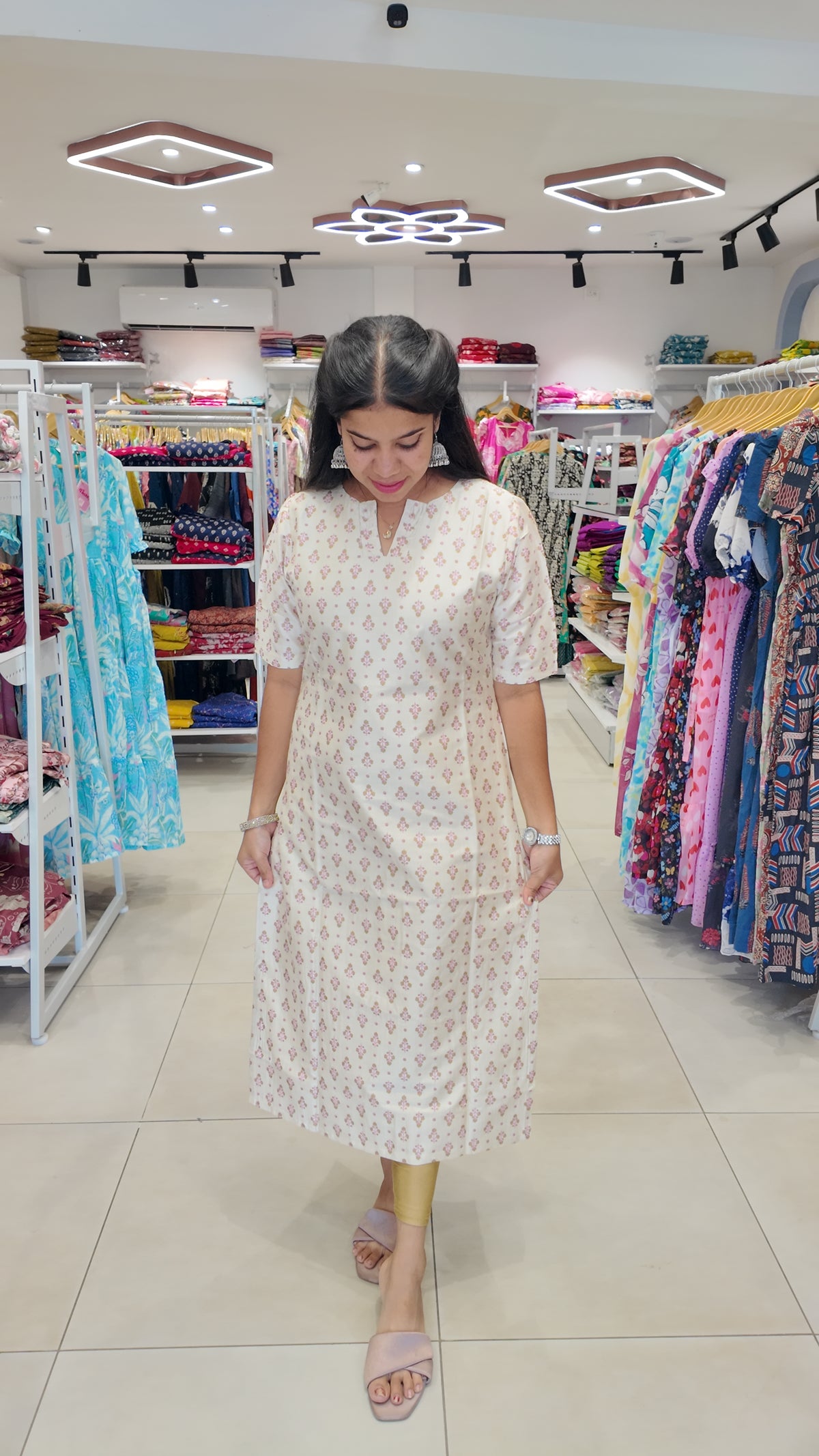 Premium Raw Silk Kurti (With Lining) Non-Feeding