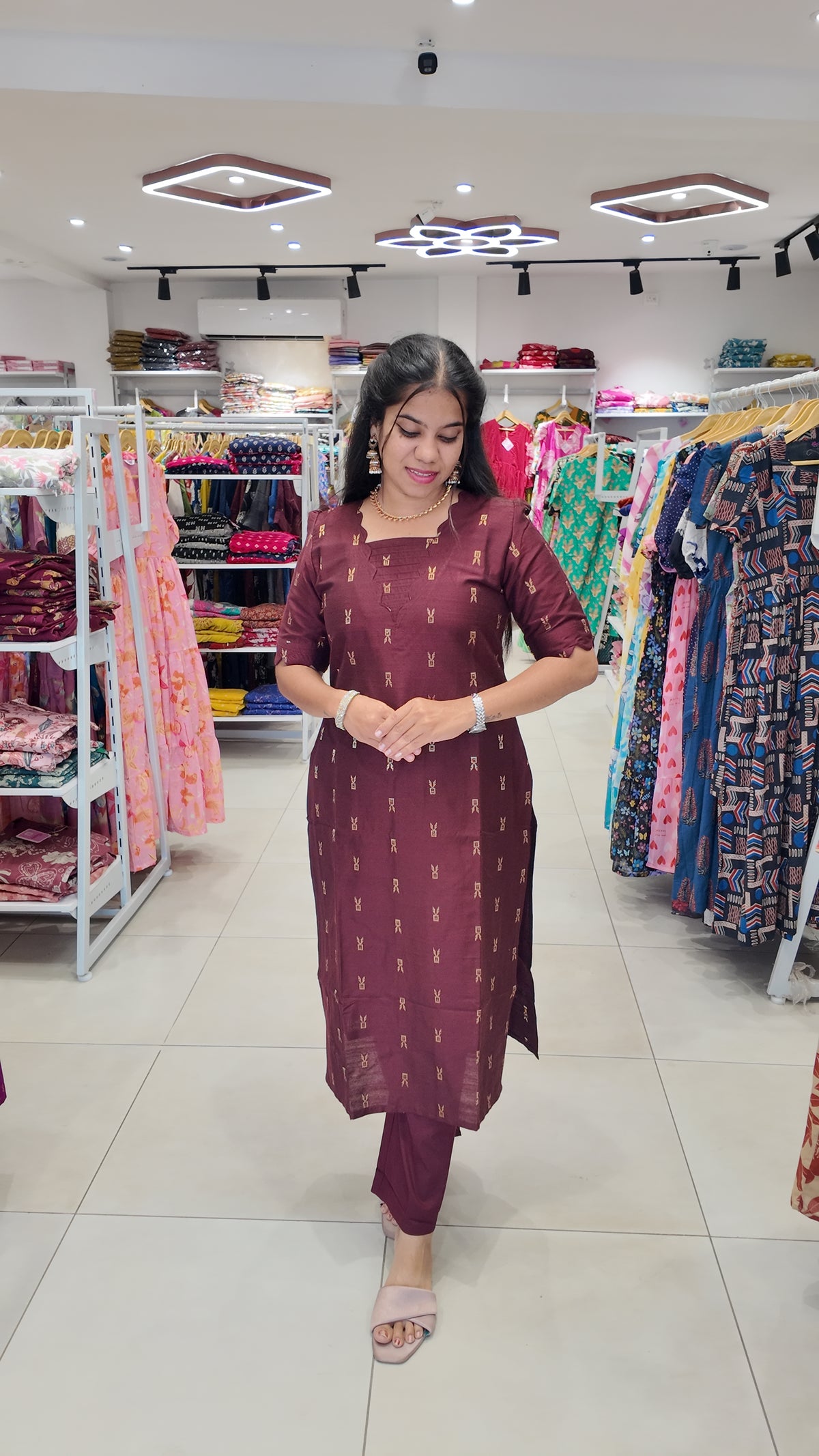 Premium Raw Silk Salwar Set-(Top,Bottom,Duppatta)-Non Feeding Only