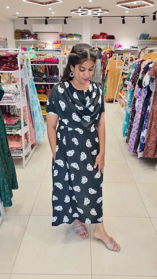 FRL001- 2 in 1 Maxi with Detachable Duppatta and Centre Zip