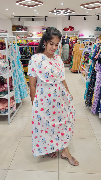 FRL004- 2 in 1 Maxi with Detachable Duppatta and Centre Zip