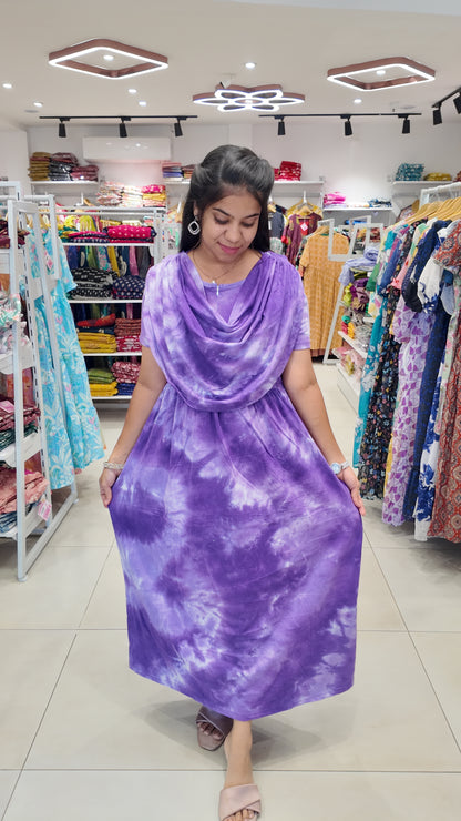 FRL003- 2 in 1 Maxi with Detachable Duppatta and Centre Zip