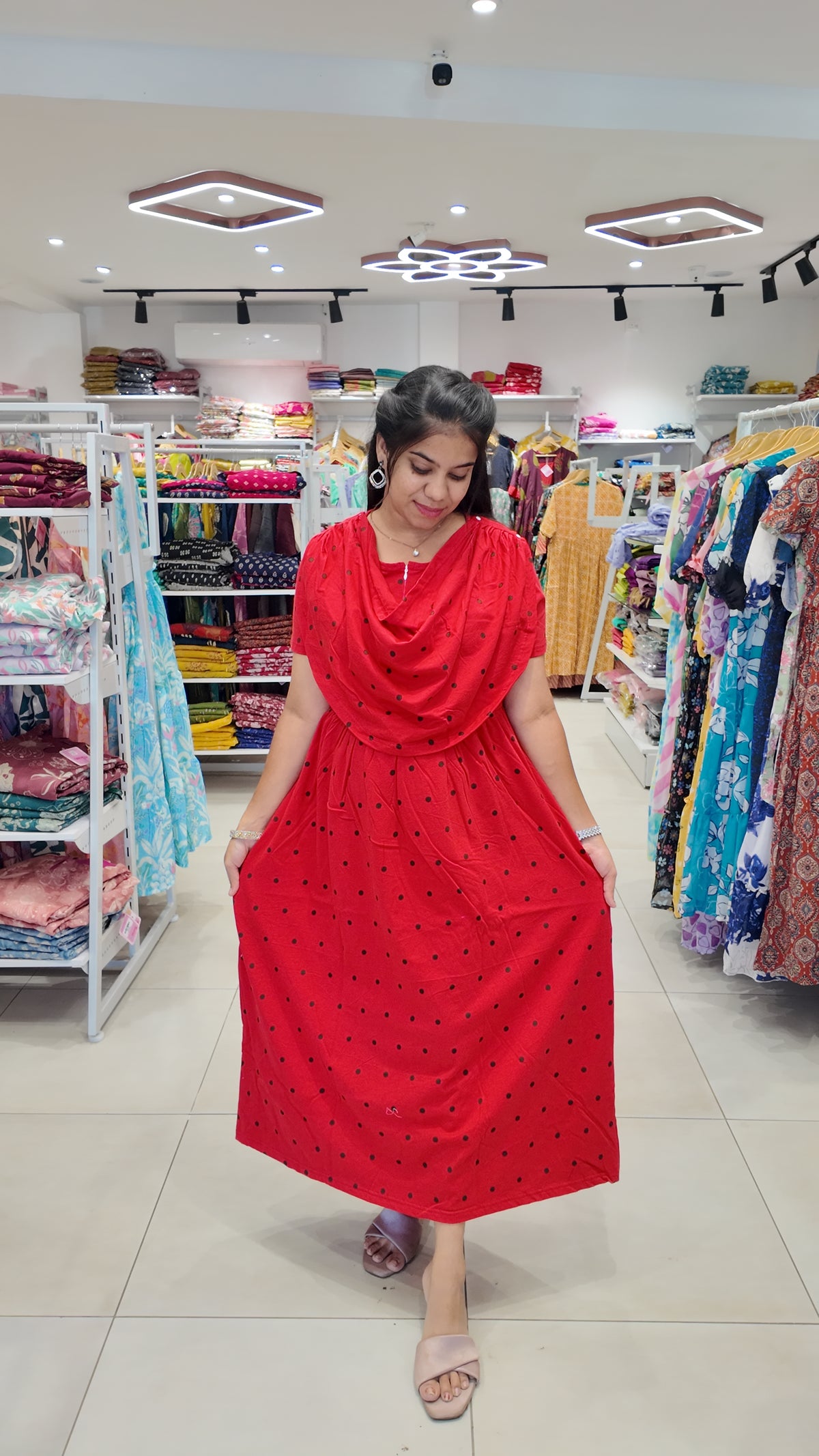 FRL010- 2 in 1 Maxi with Detachable Duppatta and Centre Zip