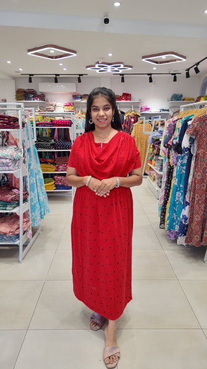 FRL010- 2 in 1 Maxi with Detachable Duppatta and Centre Zip