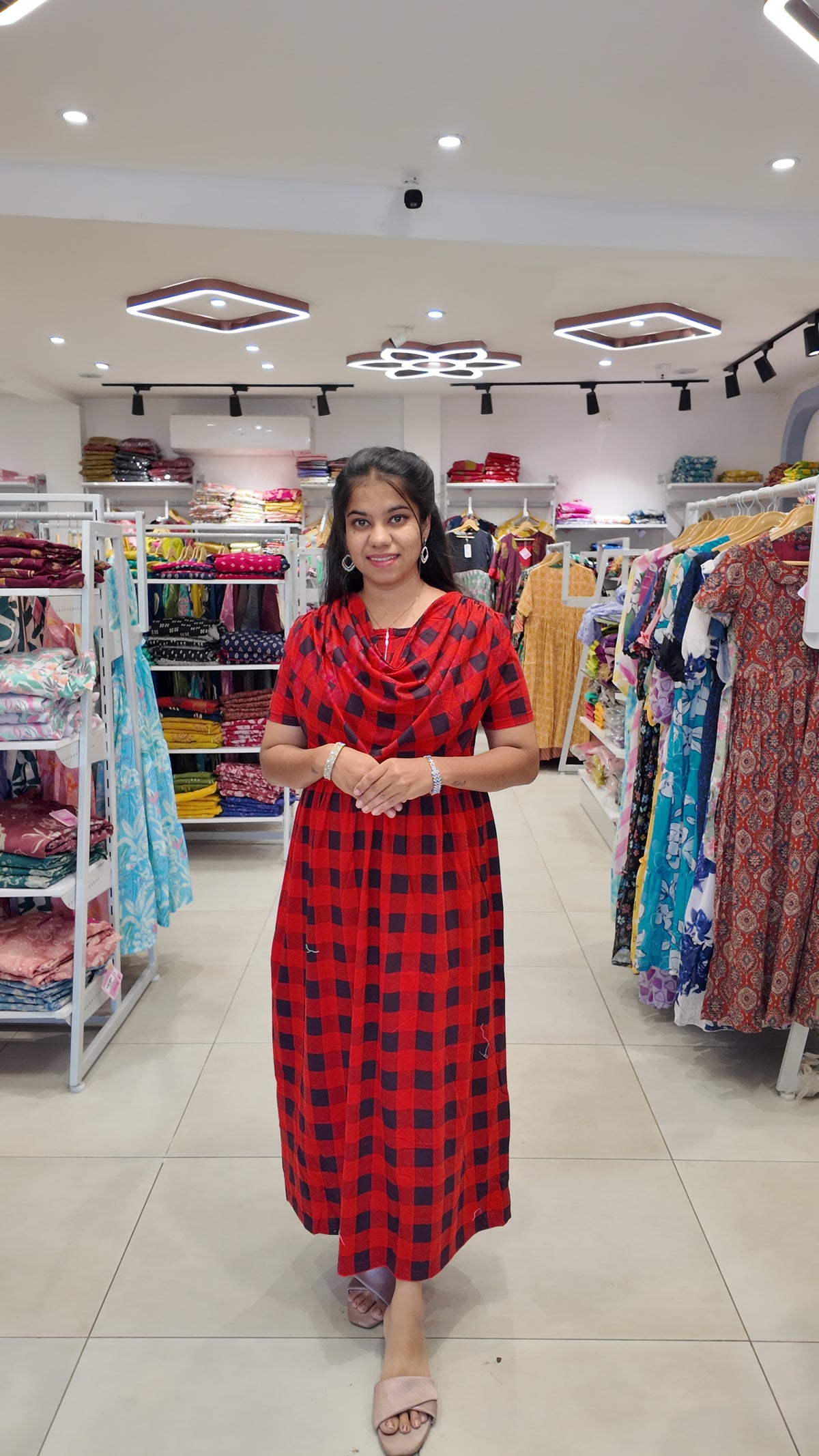FRL008- 2 in 1 Maxi with Detachable Duppatta and Centre Zip