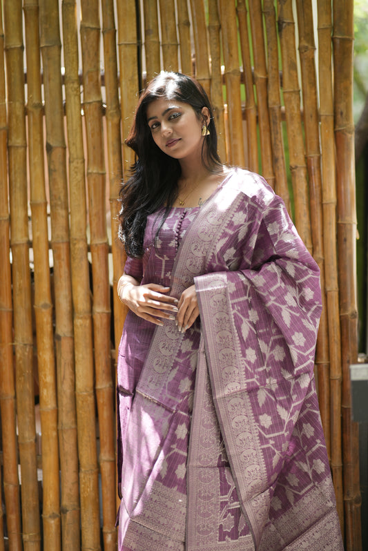 Premium Banarasi Salwar Set-(Top,Bottom,Duppatta)-Non Feeding Only