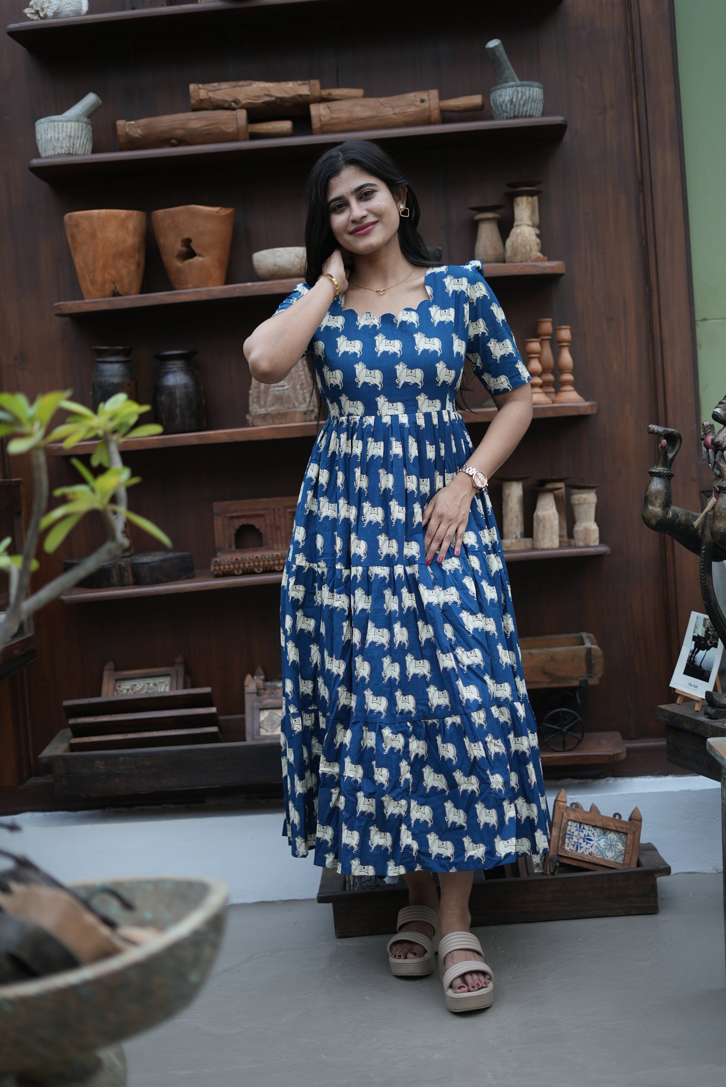 Premium Cotton Maxi ( with cotton Lining ) [Exclusive Non-Feeding]