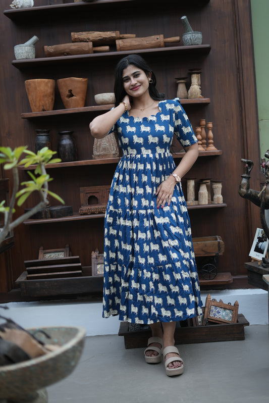 Premium Cotton Maxi ( with cotton Lining ) [Exclusive Non-Feeding]