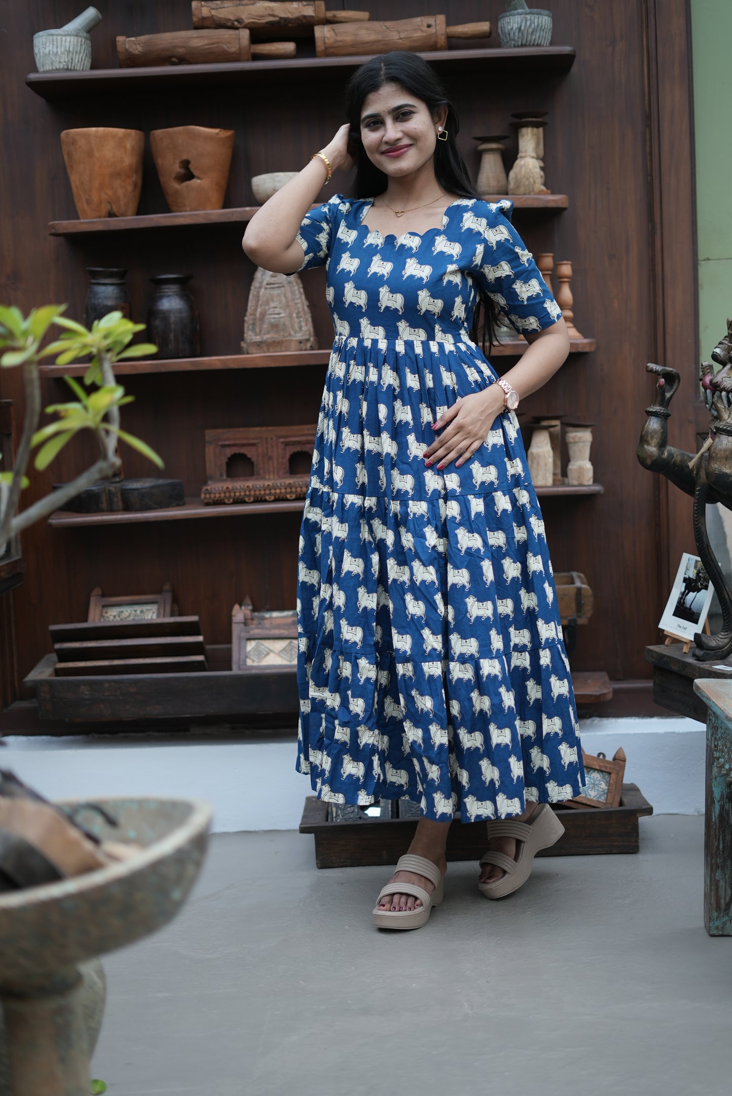 Premium Cotton Maxi ( with cotton Lining ) [Exclusive Non-Feeding]