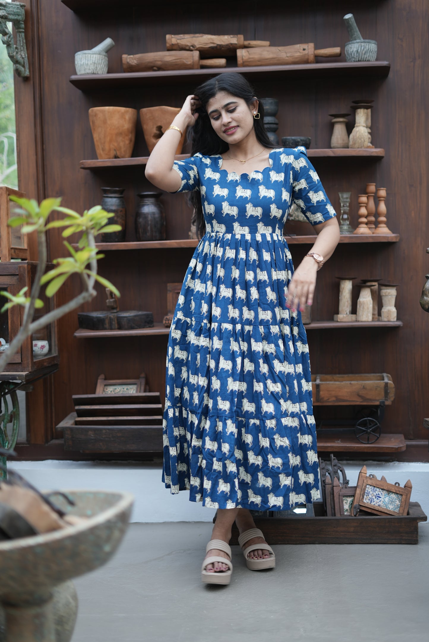Premium Cotton Maxi ( with cotton Lining ) [Exclusive Non-Feeding]