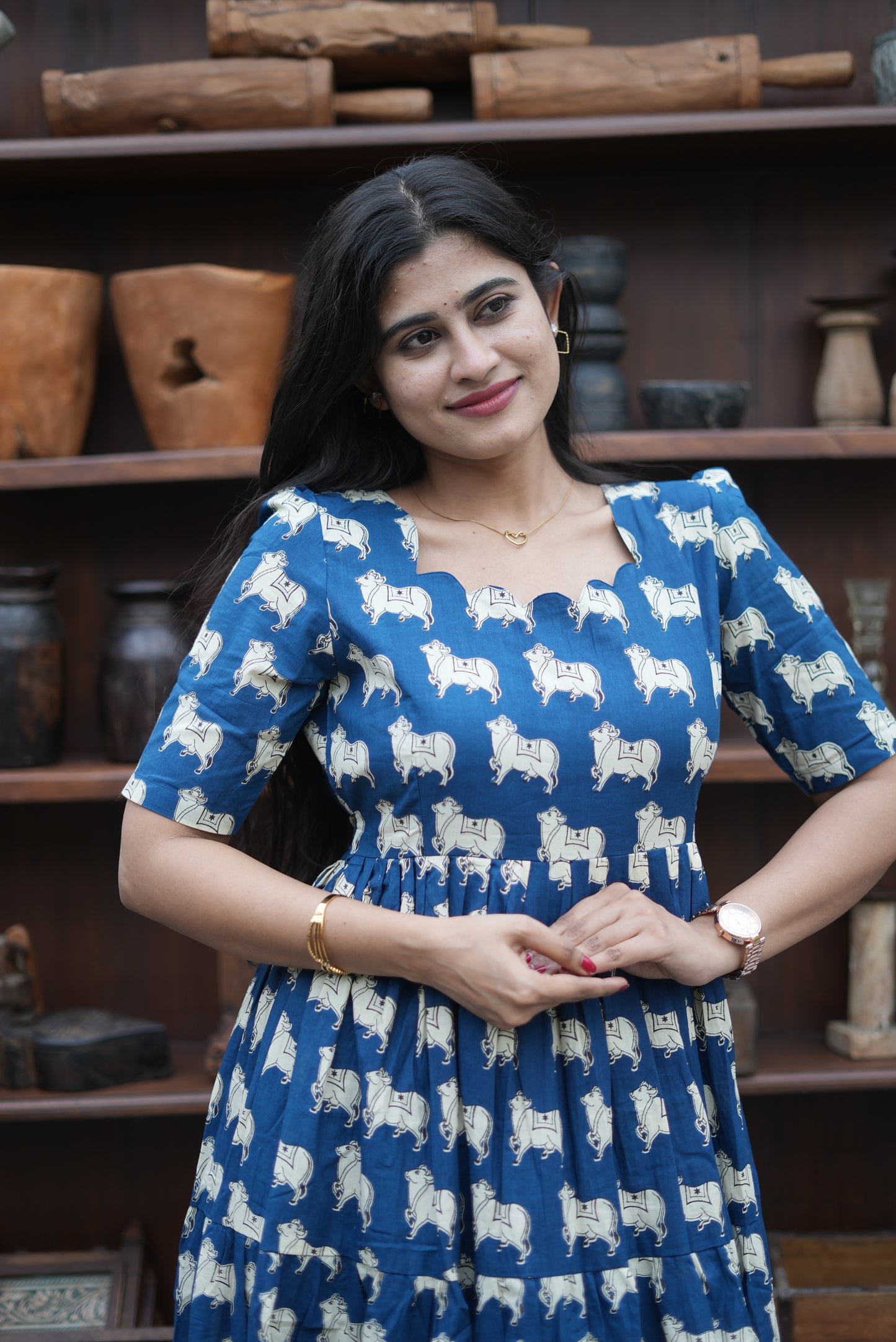 Premium Cotton Maxi ( with cotton Lining ) [Exclusive Non-Feeding]