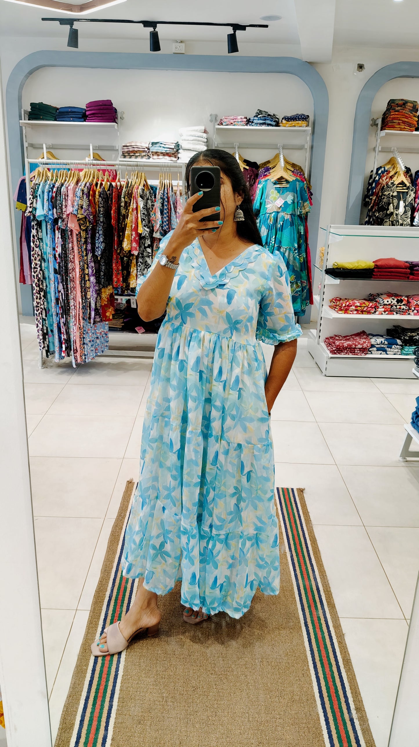 Georgette Maxi (Non-Feeding) With Lining