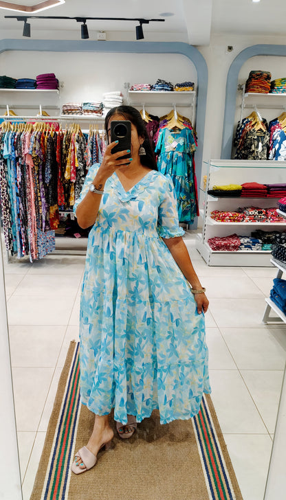 Georgette Maxi (Non-Feeding) With Lining