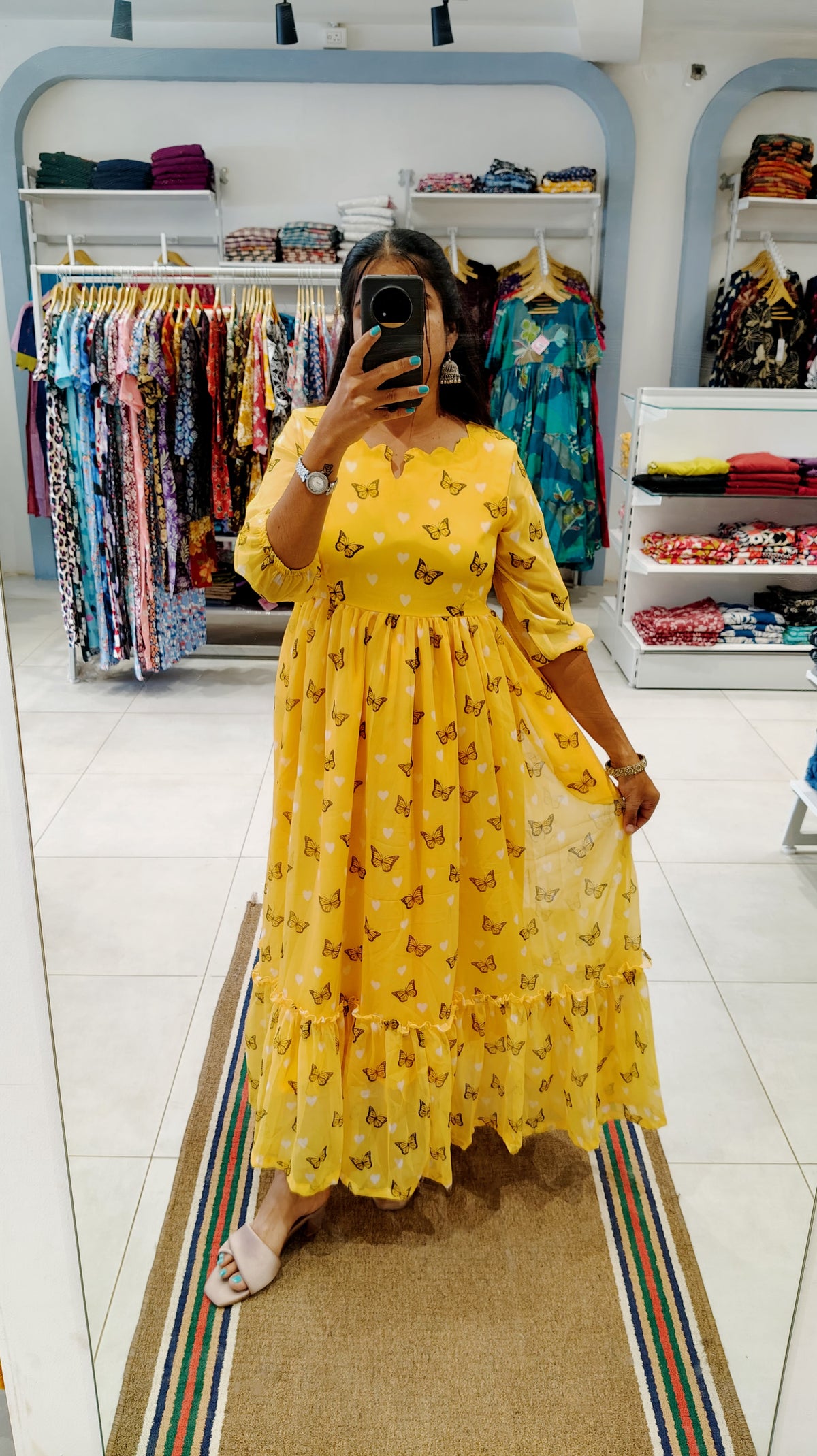 Georgette Maxi (Non-Feeding) With Lining