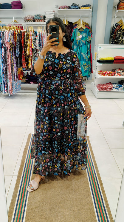 Georgette Maxi (Non-Feeding) With Lining