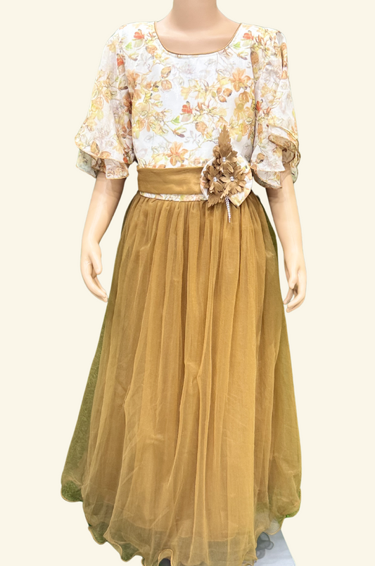 Girls Net Frock 18