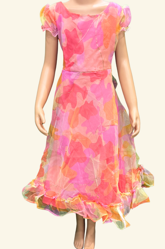 Designer Frock with Puff Hand  12