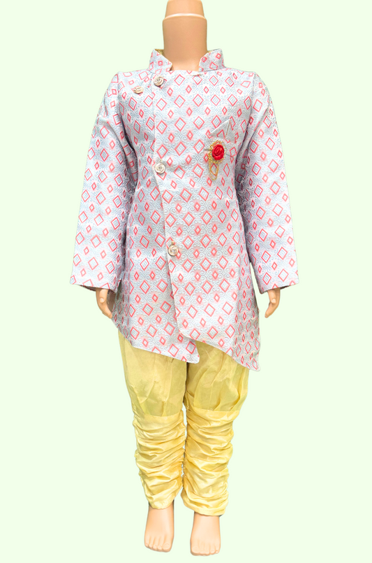 Diamond Pattern Sharwani