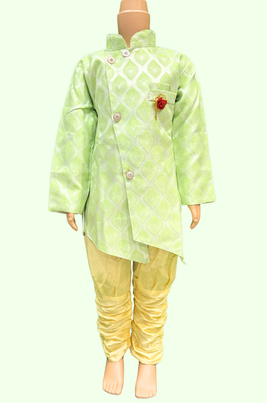 Leaf Printed Sharwani