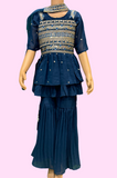 Sharara Suit with a modern layered design