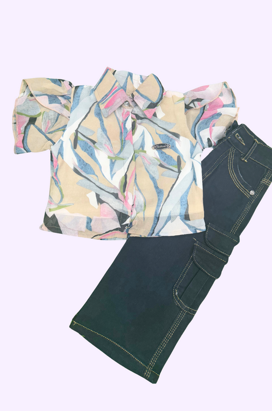 Kids Western Top And Bottom 44