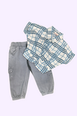 Kids Western Top And Jogger Bottom 42