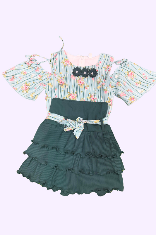Girls western Printed wear -43