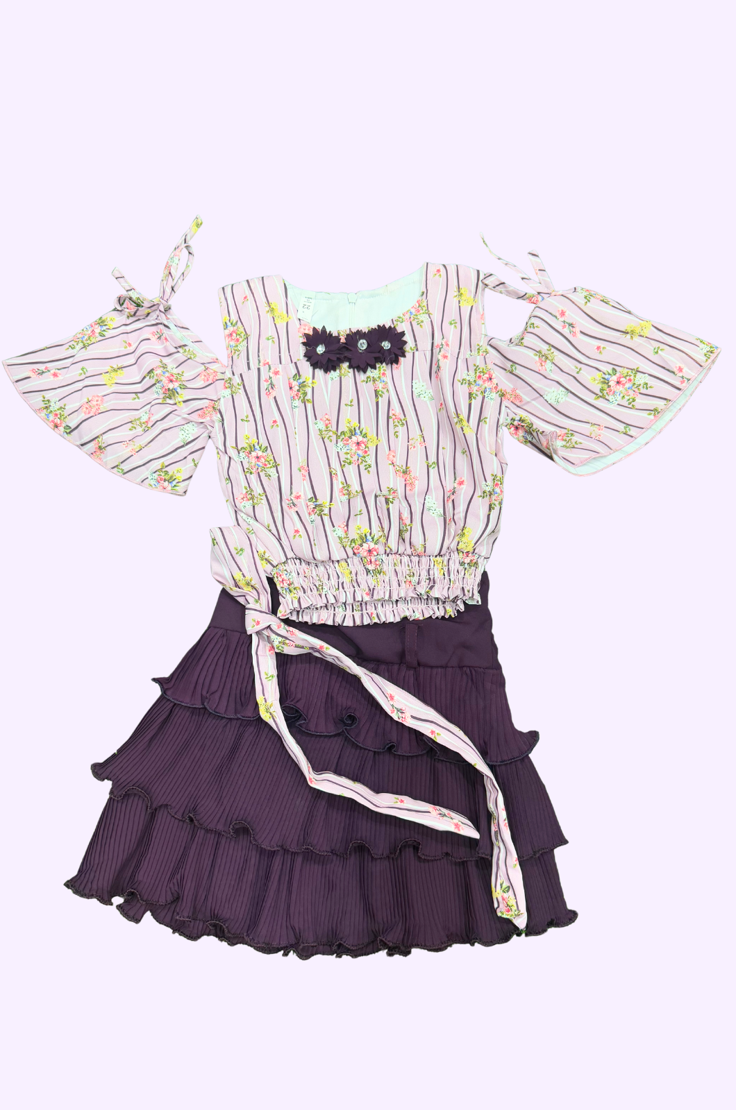 Girls western Printed wear -43