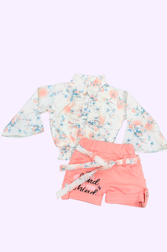Girls Western Top and Shorts -41