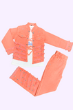 Girls Jean Coat T-shirt And Pant 34