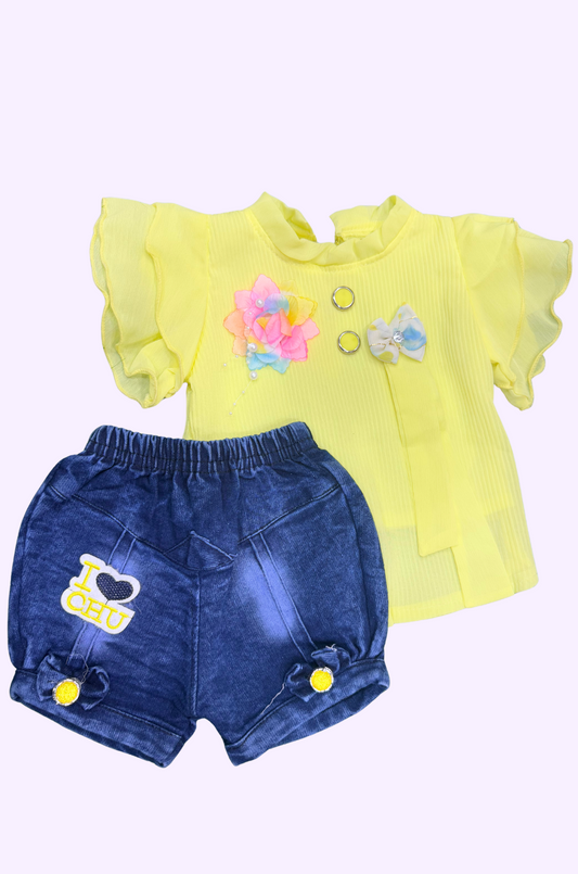 Girls Western top set -37