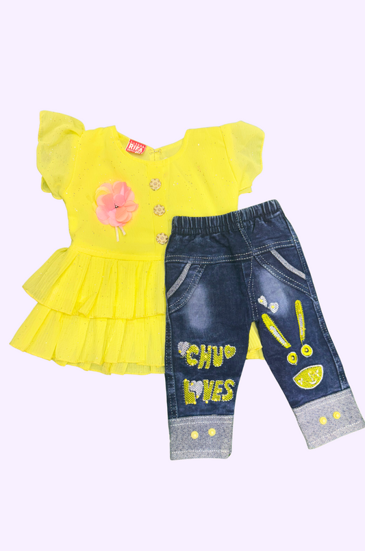 Girls Western top set -37