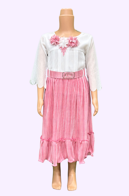 Western Top and Skirt Set -31