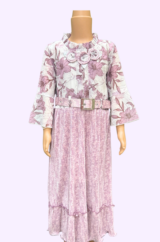 Girls Western Fleeted Neck 30