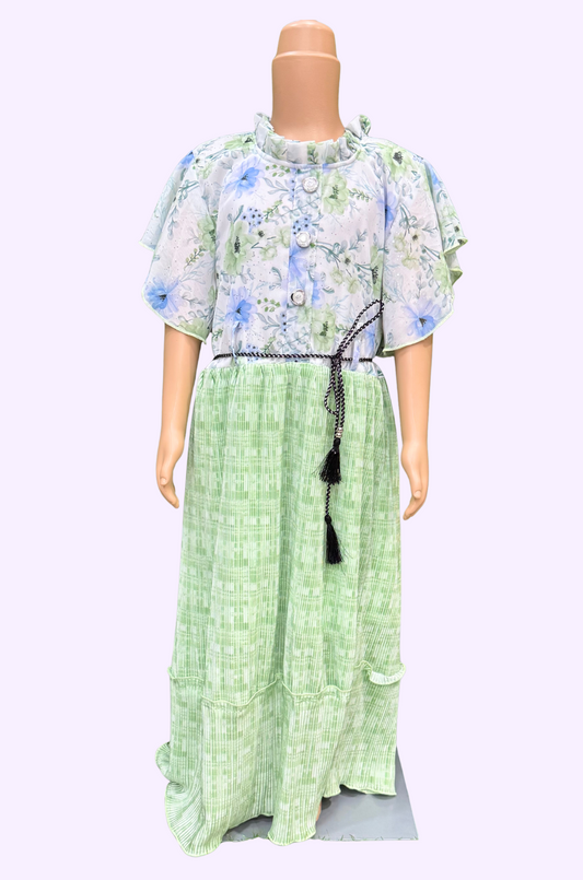 Western Fleeted Neck Frock 26