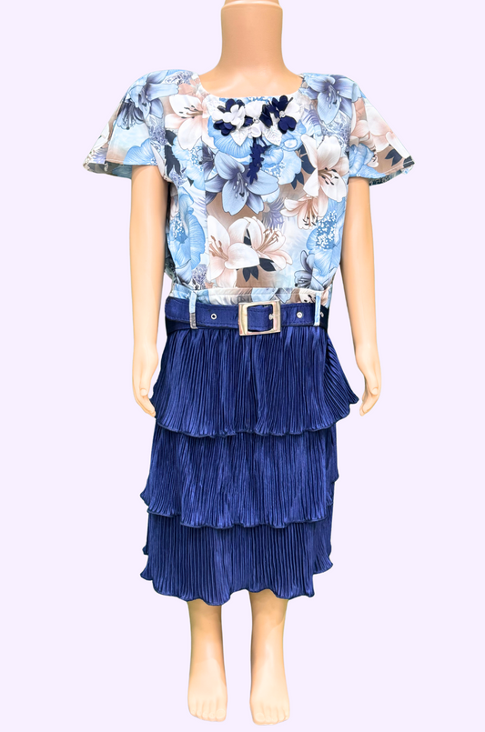 Girls Western Balloon Frock-23