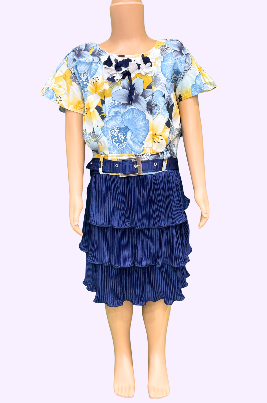 Girls Western Balloon Frock-23