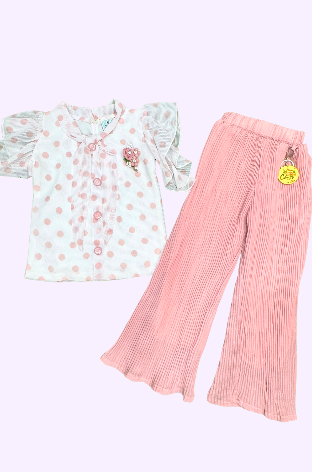 Girls Doted Top/Pant - 19