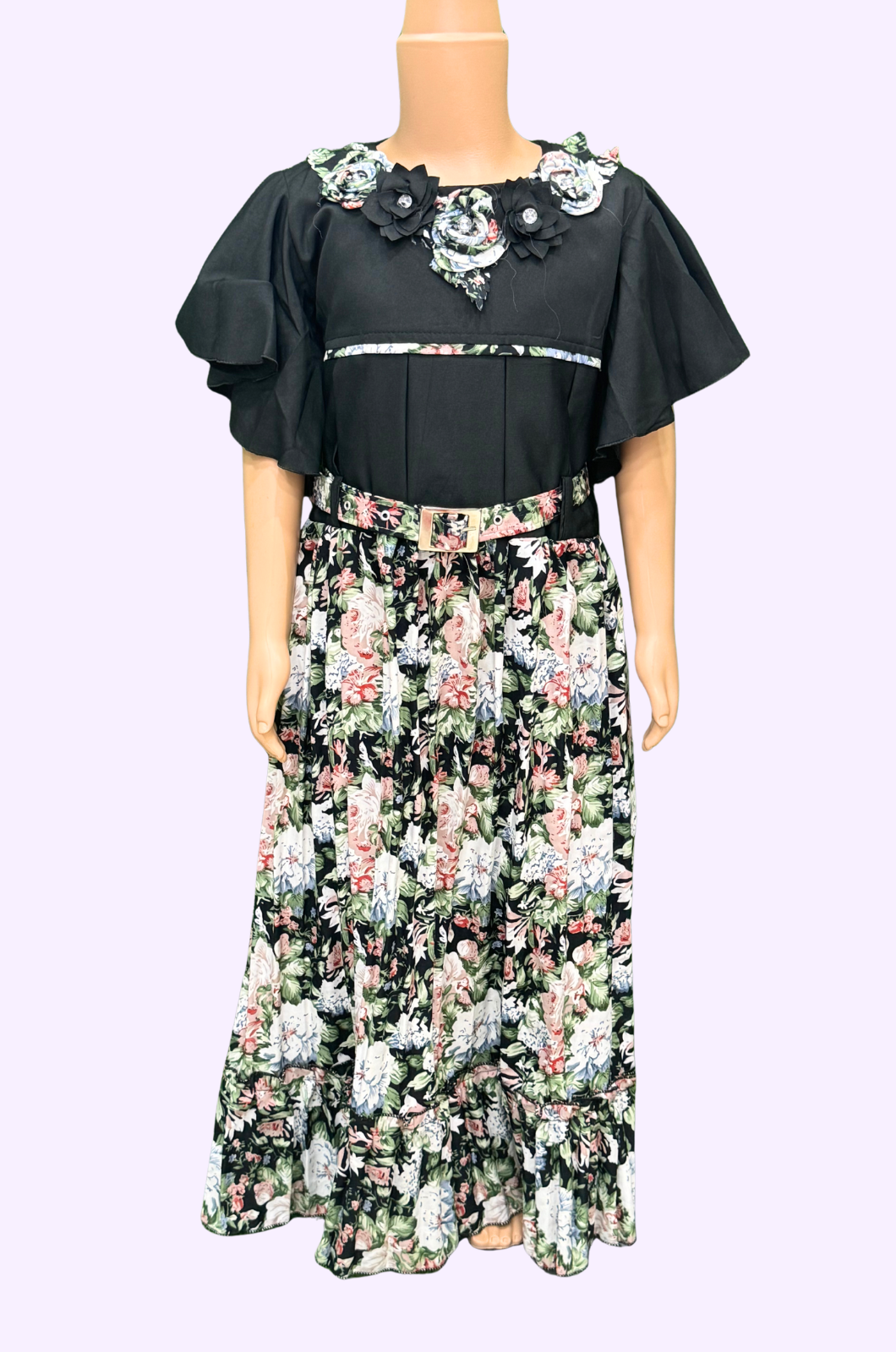 Girls Western Frocks 03