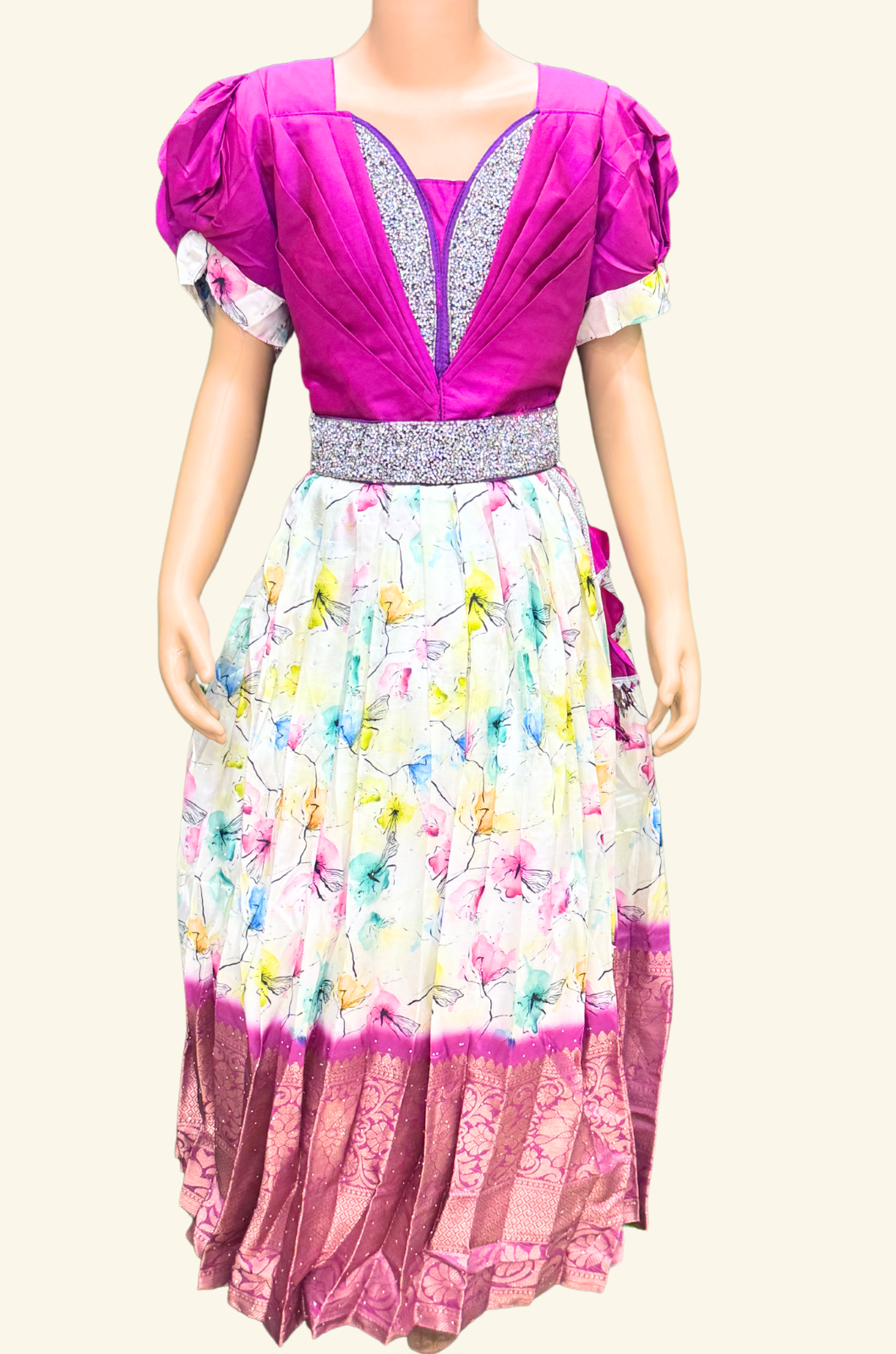 Stone Work Full Frock-35